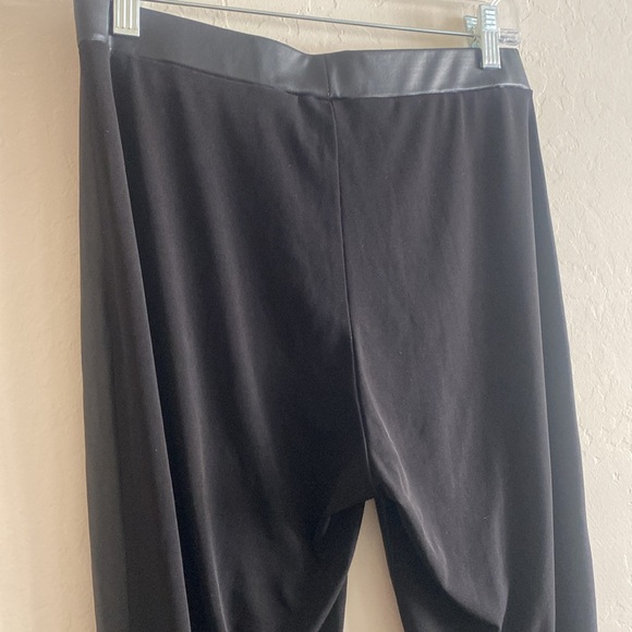 Clara Sunwoo Liquid Leather™ Sheen Two-Tone Legging - Black - Picture 11 of 13